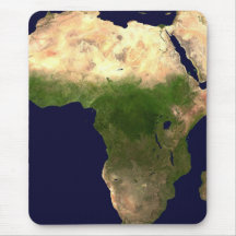 África del espacio alfombrillas de ratones