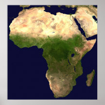 África del espacio impresiones