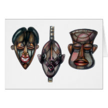 AfricanMask2 Tarjetón