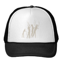 Afrika Felsmalerei Menschen africa cave art people Baseball Cap