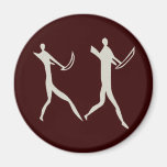 Afrika Felsmalerei Menschen africa cave art people Kühlschrankmagnet
