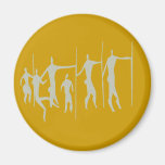 Afrika Felsmalerei Menschen africa cave art people Kühlschrankmagnet