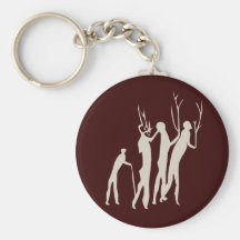 Afrika Felsmalerei Menschen africa cave art people Schlüsselanhänger