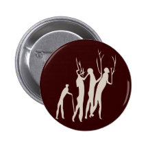 Afrika Felsmalerei Menschen africa cave art people Anstecknadel