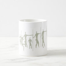 Afrika Felsmalerei Menschen africa cave art people Tassen