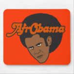 Afro Obama Alfombrillas De Ratón