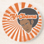 Afro Obama Posavasos Personalizados