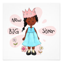 Afroamericano de la princesa hermana grande comunicados