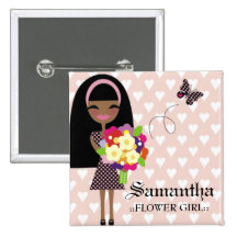 AFROAMERICANO del PIN del CHICA 311-FLOWER