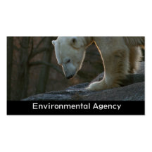 Agencia ambiental de la tarjeta de visita