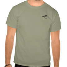 Agente de aplicación de la fianza camisetas