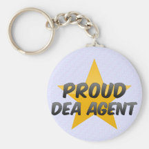 Agente de Dea orgulloso Llavero