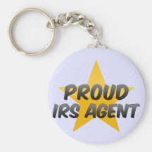 Agente de Irs orgulloso Llavero Personalizado