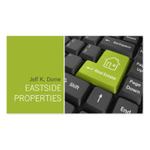 Agente inmobiliario, propiedades inmobiliarias, ne plantillas de tarjetas de visita