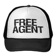 Agente libre (solo) gorros  