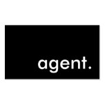 agente tarjeta personal