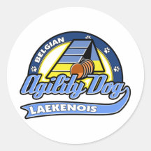 Agilidad de Laekenois del belga del béisbol Pegatina