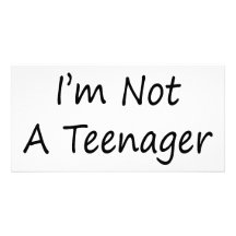 Agradezca a dios que no soy un adolescente más tarjetas fotograficas 