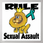 Agresión sexual de la regla impresiones
