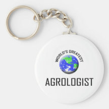 Agrologist más grande del mundo llavero