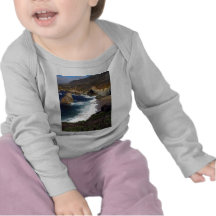Agua del océano de la costa de la playa de las ond camiseta