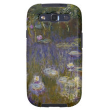Agua Lillies de Cluade Monet Galaxy S3 Carcasa