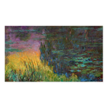 Agua-Lirios - Claude Monet Plantillas De Tarjeta De Negocio