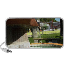 Agua que cae de una fuente mp3 altavoz