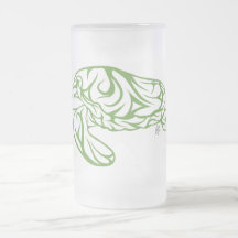 Agua-verde vivo tazas de café