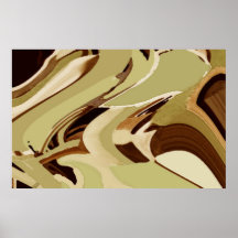 Aguacate abstracto - poster