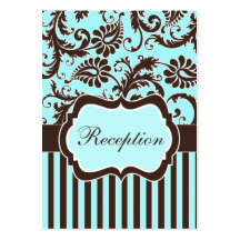 Aguamarina, Brown, tarjeta floral blanca del recin Tarjeta De Visita