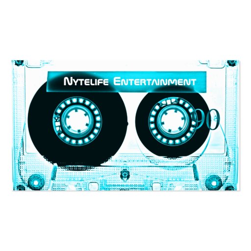 Aguamarina fresca enrrollada Mixtape Tarjeta De Visita