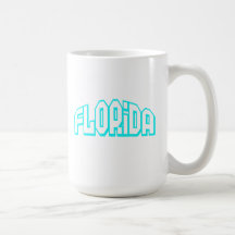 Aguamarina la Florida Taza De Café