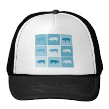Aguamarina Piggies Gorros