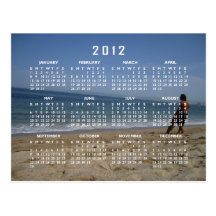 Aguardar la onda siguiente; Calendario 2012 Postales