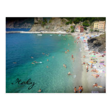 aguas azules del monterosso tarjetas postales