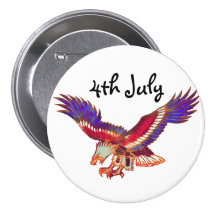 águila americana pin
