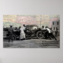 Agujero 1908 del fango de Nebraska Posters