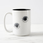 Agujero de bala tazas de café