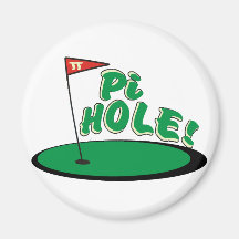 Agujero del pi - HUMOR de la MATEMÁTICAS - GOLF Imán De Frigorífico