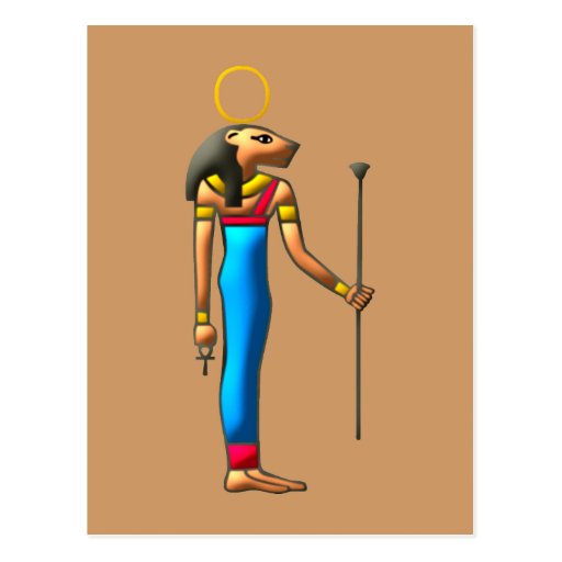 Ägyptische Löwengöttin Sekhmet Sachmet egypt lion Postkarten