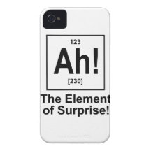 ¡Ah! El elemento de la sorpresa Case-Mate iPhone 4 Cárcasa