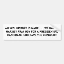 Ah sí, la historia es hecho… nosotros tenemos un m etiqueta de parachoque