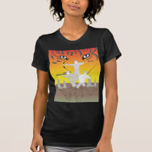 Aheee del orgullo de Cajun Camisetas