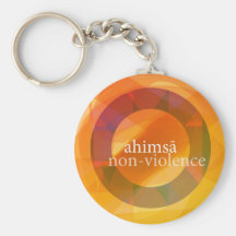ahimsā - no-violencia llavero personalizado