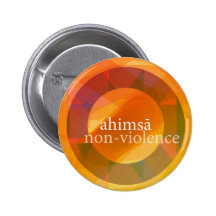 ahimsā - no-violencia pin