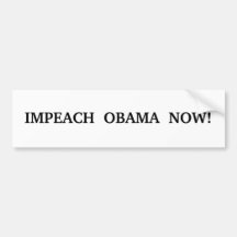 ¡AHORA ACUSE A OBAMA! PEGATINA DE PARACHOQUE