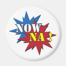 ¡Ahora Na! Botón Imanes De Nevera