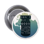 Ahorre el botón del planeta