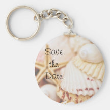 Ahorre el llavero del Seashell de la fecha